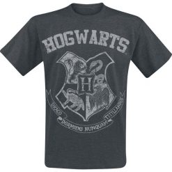 T-shirty męskie: Harry Potter Hogwarts Crest T-Shirt odcienie ciemnoszarego