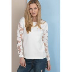 Bluzy damskie: Bluza z koronkowymi rękawami