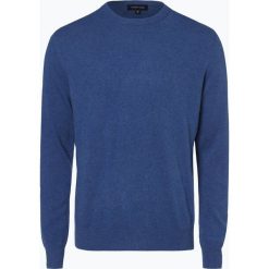 Andrew James - Sweter męski z dodatkiem kaszmiru, niebieski. Niebieskie swetry klasyczne męskie Andrew James, l, z kaszmiru. Za 229,95 zł.