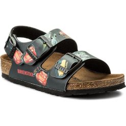 Sandały BIRKENSTOCK - Milano Kinder 1008674 Cars 3 Dark Blue. Niebieskie sandały chłopięce marki Birkenstock, ze skóry ekologicznej. Za 249,00 zł.