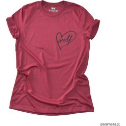 Koszulki polo: Tshirt unisex WOLF burgund