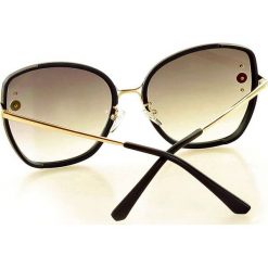 Minimalistyczne okulary przeciwsłoneczne mazzini pure elegant czarny. Czarne okulary przeciwsłoneczne damskie LOOKS STYLE EYEWAER, klasyczne. W wyprzedaży za 64,90 zł.