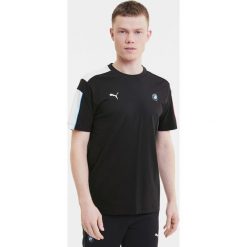 Puma BMW MMS T7 Koszulka Czarny. Czarne podkoszulki męskie Puma, l, z nadrukiem, z bawełny, z krótkim rękawem. Za 206,95 zł.