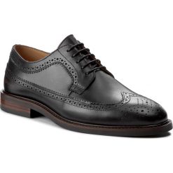 Półbuty GANT - Ricardo 15631076 Black G00. Czarne buty wizytowe męskie GANT, ze skóry. W wyprzedaży za 329,00 zł.