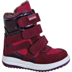 Protetika dziewczęce buty zimowe za kostkę Ebony, 20, czerwone. Czerwone buty dziewczęce zimowe Protetika, za kostkę, bez zapięcia. Za 175,00 zł.