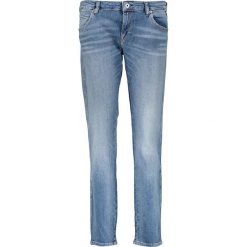 Dżinsy "Katewin" - Slim Fit - w kolorze niebieskim. Niebieskie jeansy damskie Denim Special, l, z aplikacjami. W wyprzedaży za 214,95 zł.