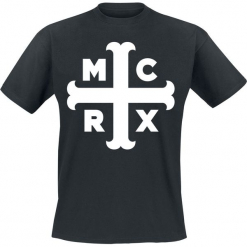 My Chemical Romance MCRX T-Shirt czarny. Czarne koszulki męskie marki My Chemical Romance, l, bez wzorów, bez kołnierzyka. Za 62,90 zł.