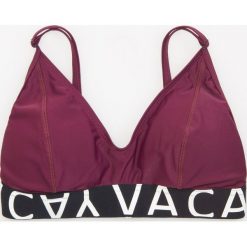 Stroje dwuczęściowe damskie: Góra od bikini z ozdobną taśmą – Fioletowy