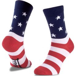 Skarpety Wysokie Unisex FREAK FEET - LUSA-BLR Czerwony Granatowy. Czerwone skarpetki damskie marki Freak Feet, z bawełny. Za 19,99 zł.