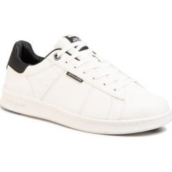 Sneakersy JACK&JONES - Jfwbanna 12169289 White/Anthracite. Białe sneakersy męskie Jack&Jones, na co dzień, bez wzorów, ze skóry ekologicznej, eleganckie, bez zapięcia. Za 219,00 zł.