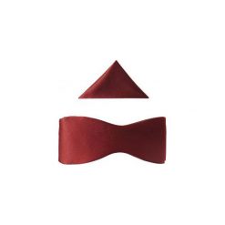 Bordowa mucha wiązana - M10. Czerwone muszki męskie Modini Moda Męska, na co dzień, bez wzorów, z tkaniny, eleganckie. Za 59,40 zł.
