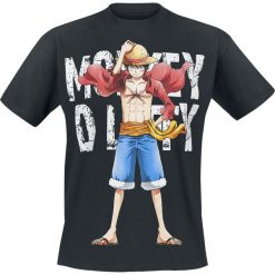 T-shirty męskie: One Piece Monkey D. Luffy T-Shirt czarny