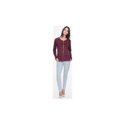 Bluzy damskie: Swetry rozpinane / Kardigany Mosali Bluza M009 Bordo