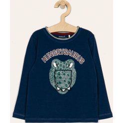 Name it - Longsleeve dziecięcy 92-128 cm. Zielone t-shirty chłopięce Name it, z aplikacjami, z elastanu, z długim rękawem. Za 59,90 zł.