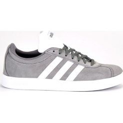 Szare Adidas Vl Court 2.0 B43807. Szare trampki i tenisówki damskie Adidas, bez wzorów, bez zapięcia. W wyprzedaży za 319,00 zł.