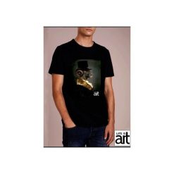 T-shirt : "baran.". Czarne t-shirty męskie Life is art, s, bez wzorów, klasyczne, z klasycznym kołnierzykiem. Za 120,00 zł.