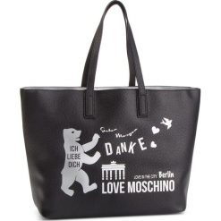 Torebka LOVE MOSCHINO - JC4088PP17LK0000 Nero. Czarne torebki klasyczne damskie Love Moschino, bez wzorów, ze skóry ekologicznej, klasyczne, bez dodatków. Za 719,00 zł.