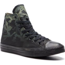 Trampki CONVERSE - Ctas Hi 163241C Field Surplus/Blac. Czarne półbuty męskie Converse, bez wzorów, z gumy, klasyczne, bez zapięcia. Za 329,00 zł.