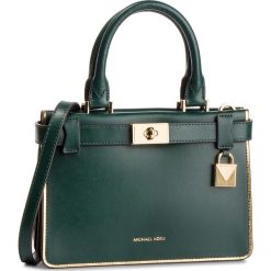 Torebka MICHAEL MICHAEL KORS - Tatiana 30H8GT0S0K Racing Green. Zielone torebki klasyczne damskie MICHAEL Michael Kors, z aplikacjami, ze skóry, klasyczne, zdobione, bez dodatków. W wyprzedaży za 1089,00 zł.