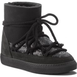 Buty INUIKII - Sneaker Sequin 70202-7 Black. Czarne kozaki damskie Inuikii, ze skóry, na niskim obcasie, bez zapięcia. W wyprzedaży za 789,00 zł.