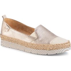 Espadryle MACIEJKA - 03578-25/00-5 Złoty. Żółte espadryle damskie Maciejka, ze skóry. Za 239,00 zł.