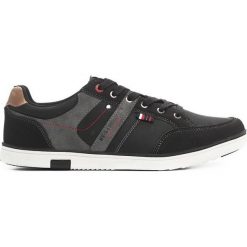 Czarne Półbuty Dapper. Czarne buty sportowe męskie marki Born2be, na sznurówki. Za 129,99 zł.