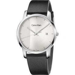 Calvin Klein City Zegarek Czarny Srebrny. Szare zegarki męskie Calvin Klein, srebrne. Za 1007,95 zł.
