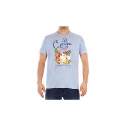T-shirty z krótkim rękawem Mc2 Saint Barth SKYLAR. Niebieskie t-shirty męskie Mc2 Saint Barth, xl, bez wzorów, bez kołnierzyka, krótkie. Za 281,72 zł.