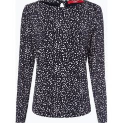 S.Oliver Casual - Damska koszulka z długim rękawem, niebieski. Niebieskie koszulki damskie s.Oliver Casual, s, bez wzorów, casualowe, bez kołnierzyka. Za 79,95 zł.