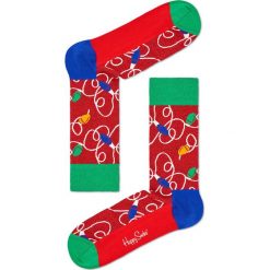 Happy Socks - Skarpety Lamp Christmas. Czerwone skarpetki męskie marki Happy Socks. W wyprzedaży za 29,90 zł.