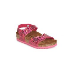 Sandały Dziecko Birkenstock RIO. Różowe sandały dziewczęce Birkenstock, bez zapięcia. Za 143,40 zł.