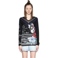 Desigual Swetr damski Jers Sylvatica 18SWJF69 2000 (rozmiar M). Swetry damskie Desigual, m, bez wzorów, bez rękawów, bez kaptura. W wyprzedaży za 160,00 zł.