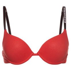 Biustonosz push-up Dsquared2 Underwear D8RC42480. Czerwone biustonosze Dsquared2 Underwear, bez wzorów, z elastanu. W wyprzedaży za 309,00 zł.