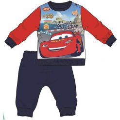 Disney By Arnetta Piżama Chłopięca Cars 80 Czerwony/Niebieski. Czerwone bielizna chłopięca Disney By Arnetta, z nadrukiem. Za 39,00 zł.