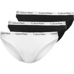 Majtki damskie: Calvin Klein Underwear CAROUSEL 3 PACK Figi black/white