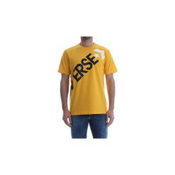 T-shirty z krótkim rękawem Converse 10005902 GRAPHIC TEE. Brązowe t-shirty męskie Converse, xl, bez wzorów, bez kołnierzyka, krótkie. Za 85,76 zł.