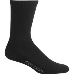 Icebreaker Wmns Lifestyle Light Crew Black L. Czarne skarpetki damskie marki Icebreaker, bez wzorów, z wełny. W wyprzedaży za 59,00 zł.