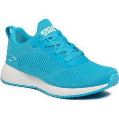 Buty SKECHERS - BOBS SPORT Glowrider 33162/TURQ Turquoise. Niebieskie buty sportowe damskie Skechers, bez wzorów, z tworzywa sztucznego, sportowe, na fitness i siłownię. Za 239,00 zł.