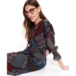 Okulary przeciwsłoneczne damskie. Pomarańczowe okulary przeciwsłoneczne damskie Top Secret, eleganckie, okrągłe. W wyprzedaży za 24,99 zł.