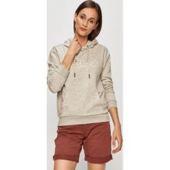 Fila - Bluza. Białe bluzy damskie Fila, s, z nadrukiem, z bawełny, bez rękawów, z kapturem. Za 239,90 zł.