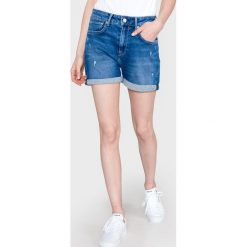 Pepe Jeans Mary Szorty Niebieski. Niebieskie szorty damskie Pepe Jeans, bez wzorów, z elastanu. Za 283,95 zł.