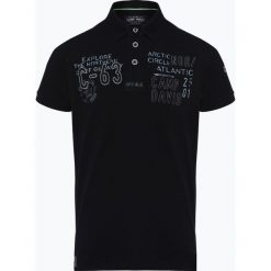 Camp David - Męska koszulka polo, niebieski. Niebieskie koszulki polo Camp David, m, z haftami. Za 279,95 zł.