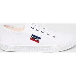 Levi's - Tenisówki Malibu Sportswear. Białe trampki męskie Levi's®, bez wzorów, z gumy, na sznurówki. Za 189,90 zł.