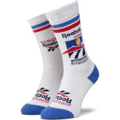 Skarpety Wysokie Unisex Reebok - Cl Gr Int Assoc Crew Sock FL5414 White. Białe skarpetki damskie Reebok, bez wzorów, z elastanu. Za 39,00 zł.