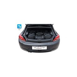 VW SCIROCCO, 2008- TORBY DO BAGAŻNIKA 4 SZT KJUST - 7043018. Szare torby podróżne KJUST, bez wzorów, z kauczuku, klasyczne. Za 979,00 zł.