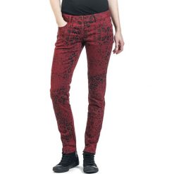 Full Volume by EMP Skarlett Jeansy damskie czerwony. Czerwone jeansy damskie marki Full Volume by EMP. Za 62,90 zł.