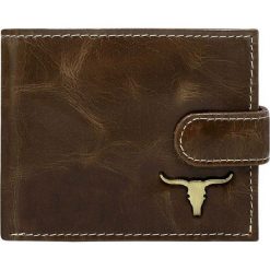 Portfel męski skórzany Buffalo Wild RM-02L-BAW 2. Pomarańczowe portfele męskie BUFFALO WILD, bez wzorów. Za 49,90 zł.
