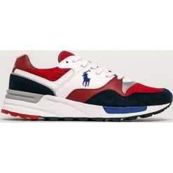 Polo Ralph Lauren - Buty 809785418005. Czerwone sneakersy męskie Polo Ralph Lauren, z okrągłym noskiem, na sznurówki. Za 639,90 zł.