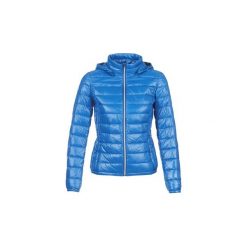 Kurtki pikowane Benetton MODAT. Niebieskie kurtki damskie Benetton, bez wzorów, bez kaptura. Za 279,20 zł.