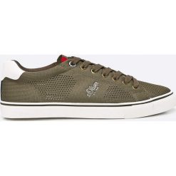 S. Oliver - Tenisówki. Szare trampki męskie marki S.Oliver, z materiału, na sznurówki. W wyprzedaży za 119,90 zł.
